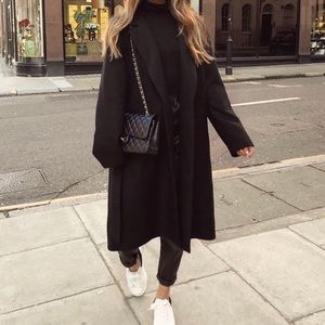 Stylish oversized coat Zara, like new